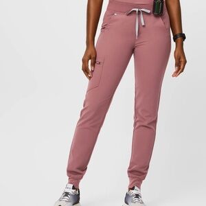 FIGS Zamora Jogger Scrub Pants in Mauve XL